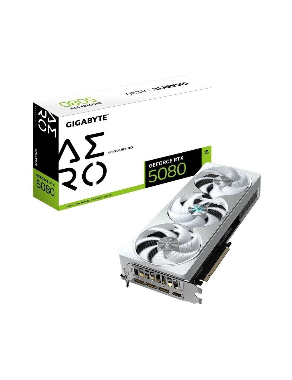 Tarjeta Gráfica Gigabyte GeForce RTX 5080 AERO OC SFF/ 16GB GDDR7
