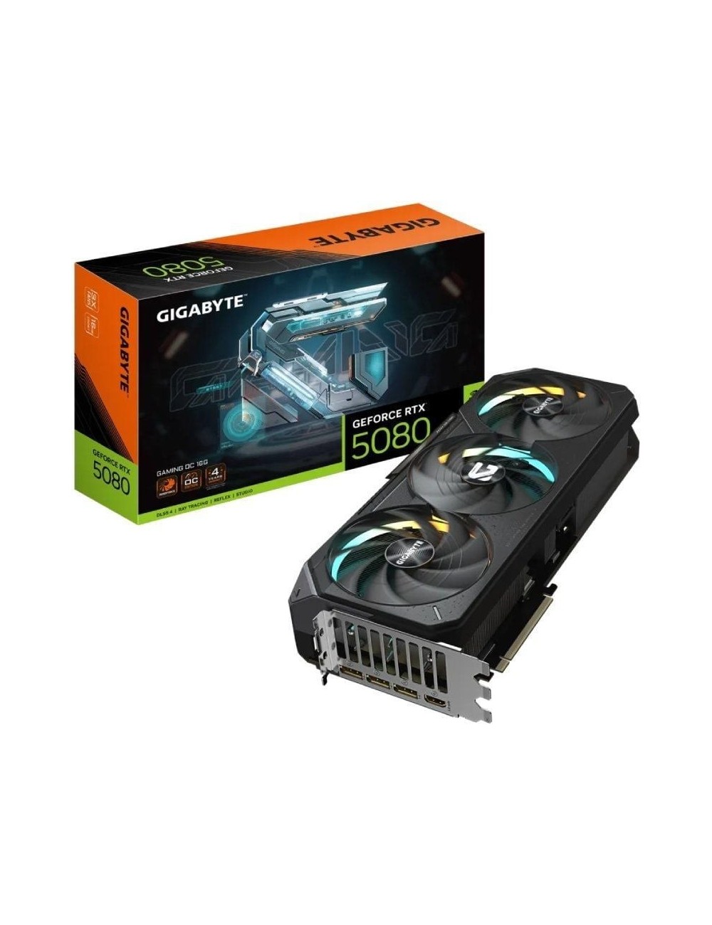 Tarjeta Gráfica Gigabyte GeForce RTX 5080 Gaming OC/ 16GB GDDR7