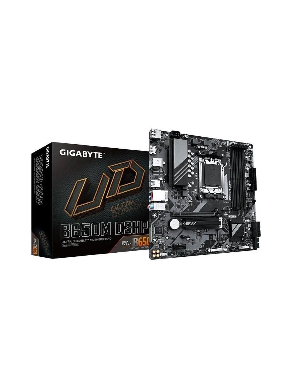 Placa Base Gigabyte B650M D3HP Socket AM5/ DDR5/ PCIe 4.0/ Micro ATX