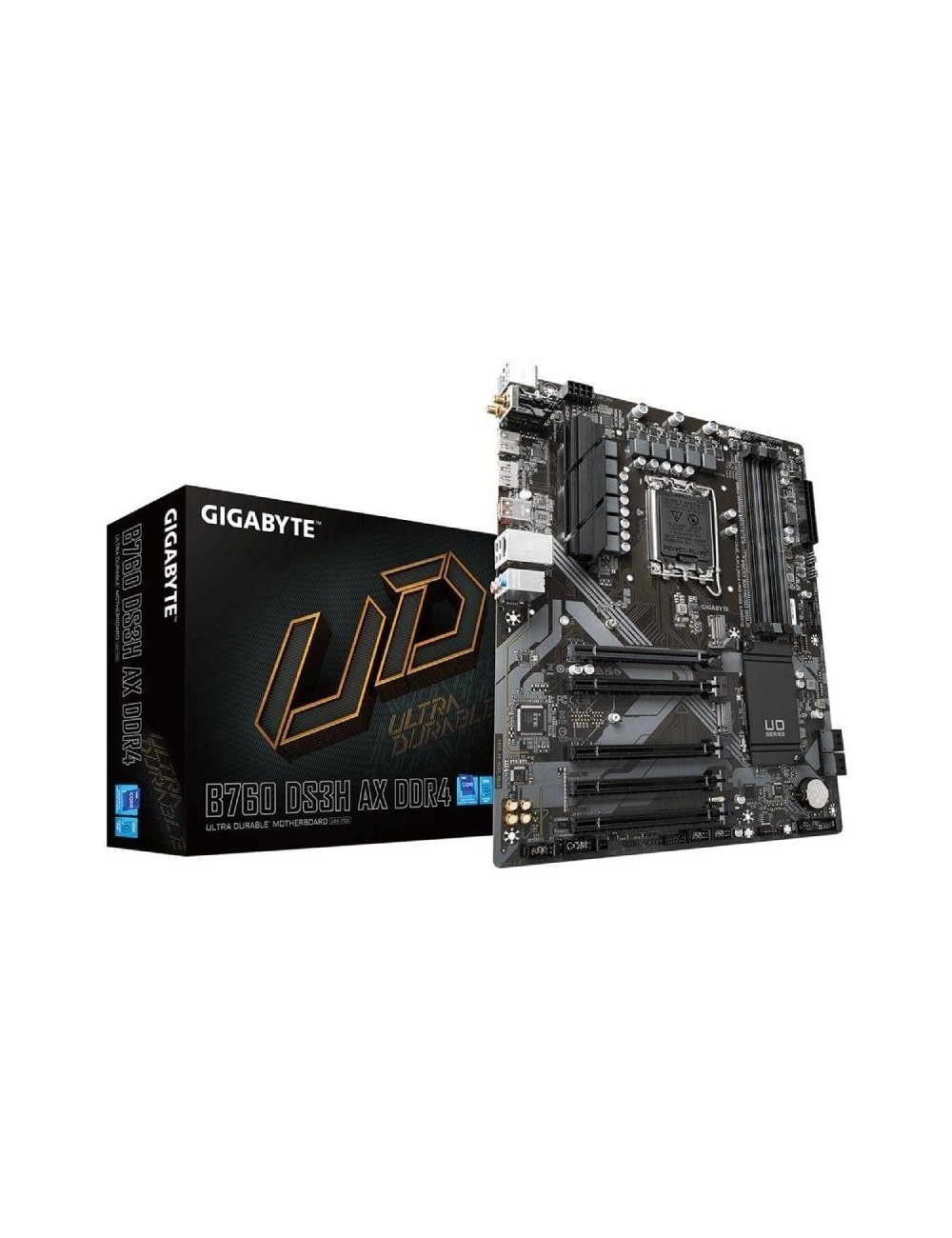 Placa Base Gigabyte B760 DS3H AX DDR4 Socket 1700/ DDR4/ PCIe 4.0