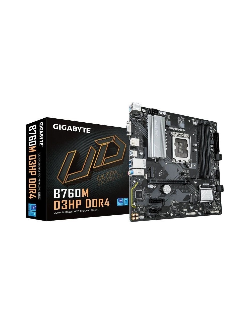 Placa Base Gigabyte B760M D3HP DDR4 Socket 1700/ DDR4/ PCIe 4.0/ Micro ATX