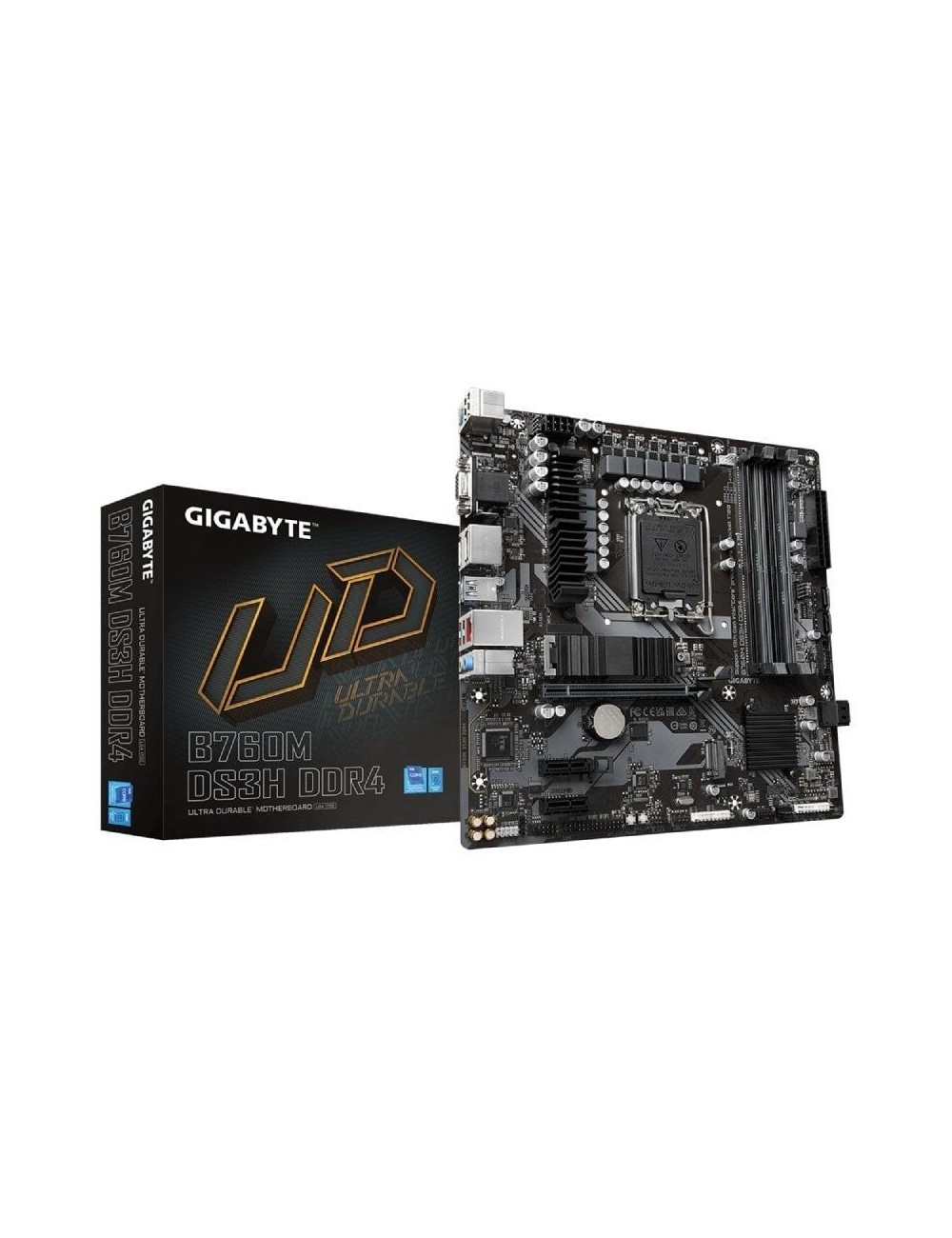 Placa Base Gigabyte B760M DS3H DDR4 Socket 1700/ DDR4/ PCIe 4.0/ Micro ATX
