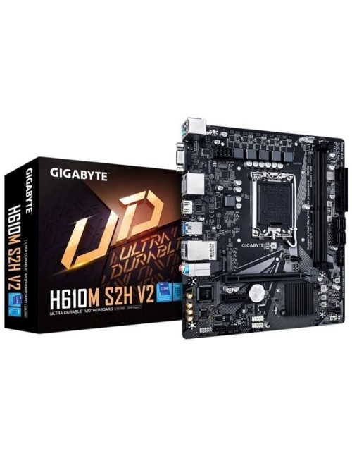 Placa Base Gigabyte H610M S2H V2 Socket 1700/ DDR5/ PCIe 4.0/ Micro ATX