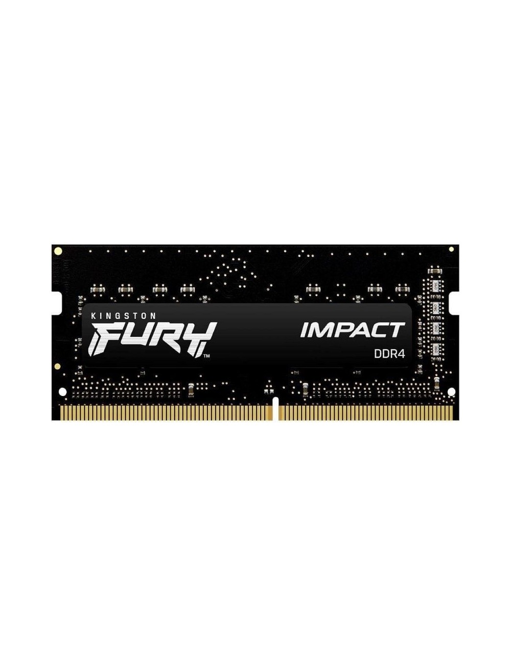 Memoria RAM Kingston FURY Impact 16GB/ DDR4/ 3200MHz/ 1.2V/ CL20/ SODIMM