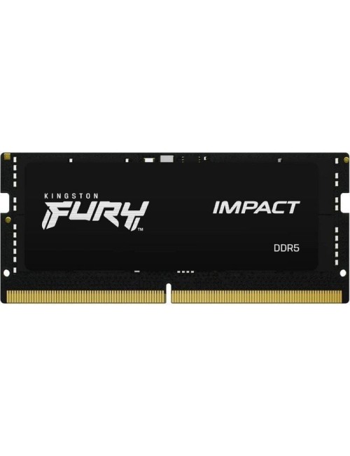 Memoria RAM Kingston FURY Impact 32GB/ DDR5/ 5600MHz/ 1.1V/ CL40/ SODIMM