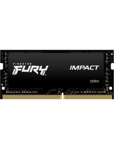 Memoria RAM Kingston FURY Impact 32GB/ DDR4/ 3200MHz/ 1.2V/ CL20/ SODIMM