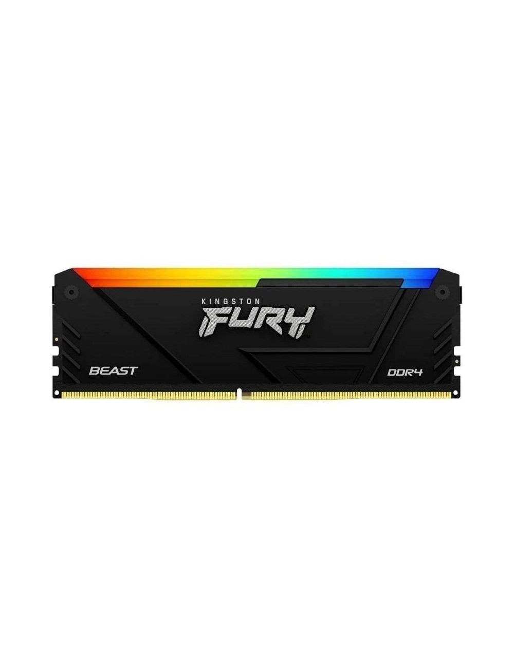 Memoria RAM Kingston FURY Beast RGB 8GB/ DDR4/ 3600MHz/ 1.35V/ CL17/ DIMM