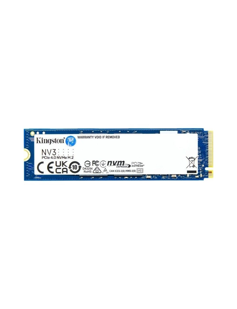 Disco SSD Kingston NV3 500GB/ M.2 2280 PCIe Gen4