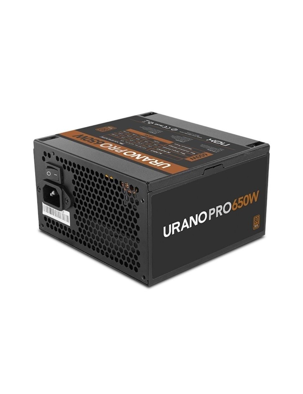 Fuente de Alimentación Nox Hummer Urano Pro/ 650W/ Ventilador 12cm/ 80 Plus Bronze