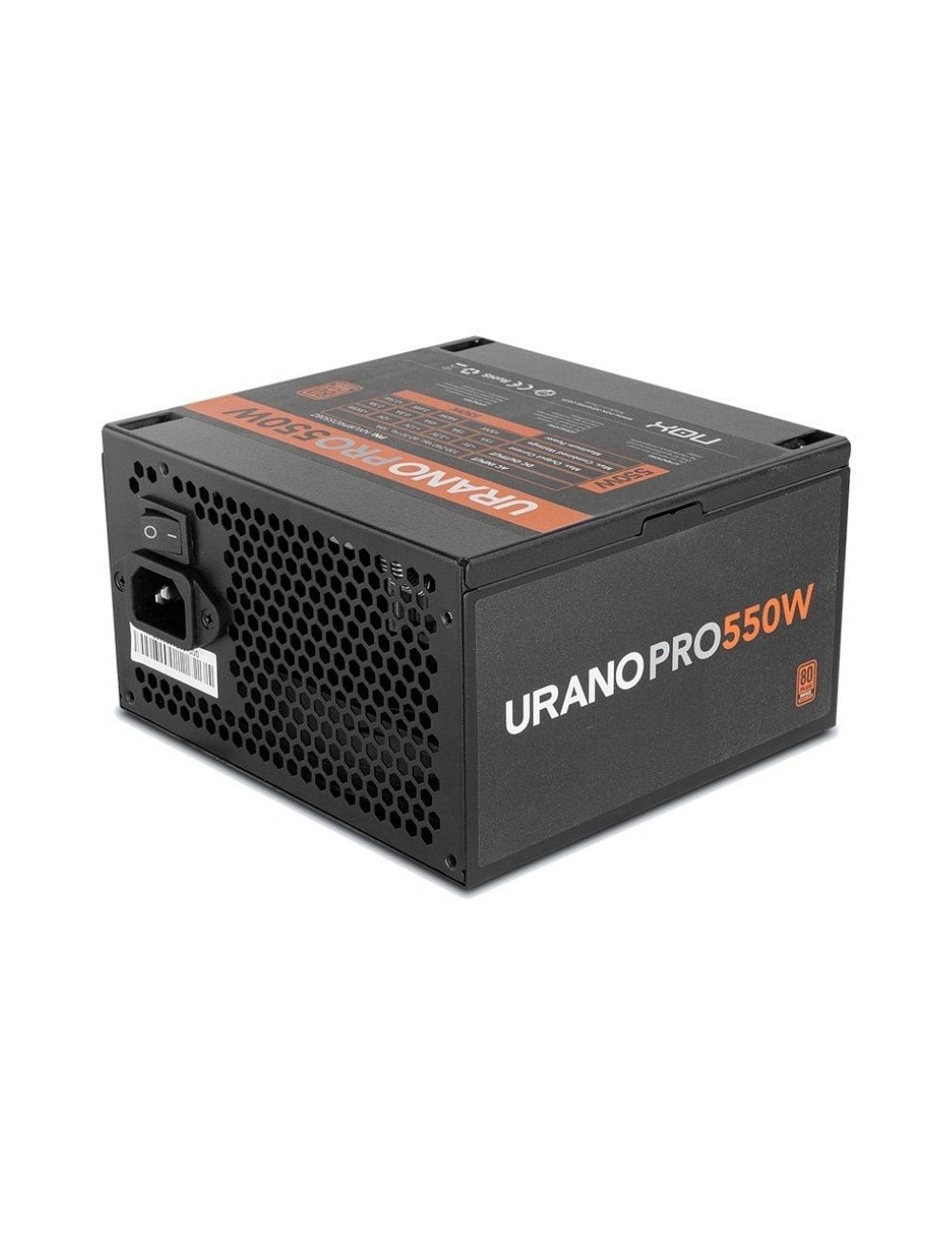 Fuente de Alimentación Nox Urano VX/ 550W/ Ventilador 12cm/ 80 Plus Bronze