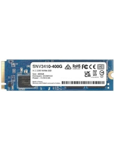Disco SSD Synology SNV3410 400GB/ M.2 2280 PCIe Gen3