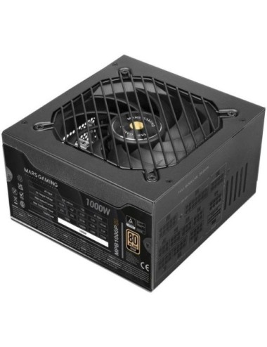 Fuente de Alimentación Mars Gaming MPB1000PSI/ 1000W/ Ventilador 14cm/ ATX 3.1/ PCIe 5.1/ 80 Plus Gold