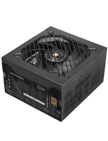 Fuente de Alimentación Mars Gaming MPB750PSI/ 750W/ Ventilador 14cm/ ATX 3.1/ PCIe 5.1/ 80 Plus Gold
