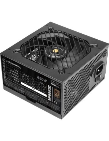 Fuente de Alimentación Mars Gaming MPB850SI/ 850W/ Ventilador 12cm/ 80 Plus Bronze