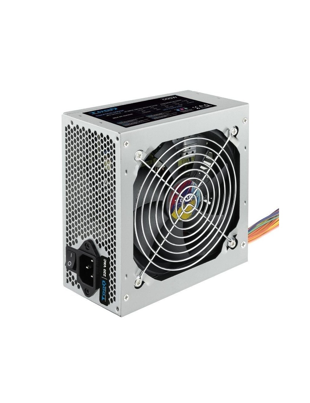 Fuente de Alimentación TooQ TQAPOLO-500SP/ 500W/ Ventilador 12cm