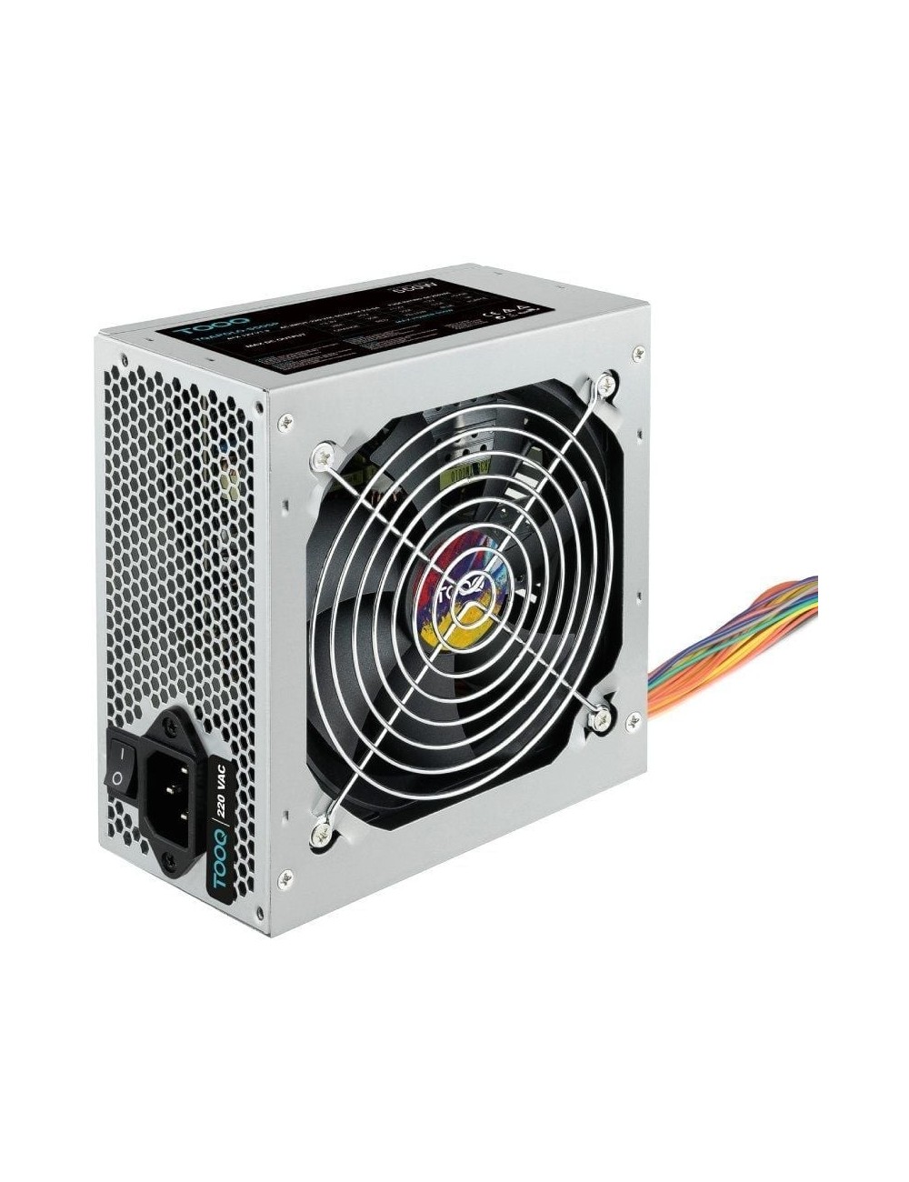 Fuente de Alimentación TooQ TQAPOLO-550SP/ 550W/ Ventilador 12cm