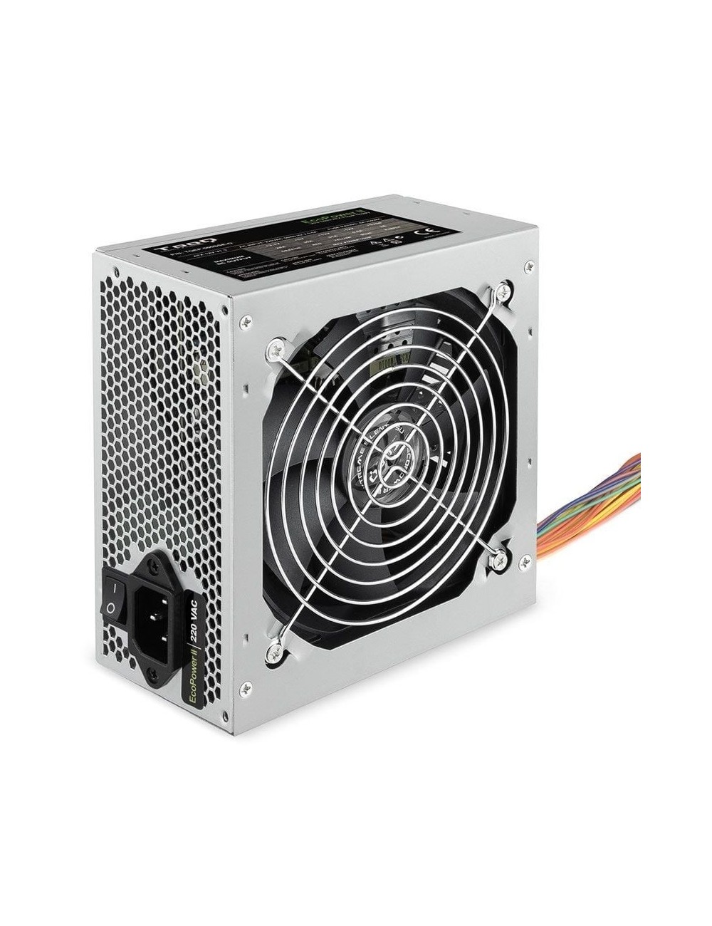 Fuente de Alimentación TooQ TQEP-500SSE/ 500W/ Ventilador 12cm