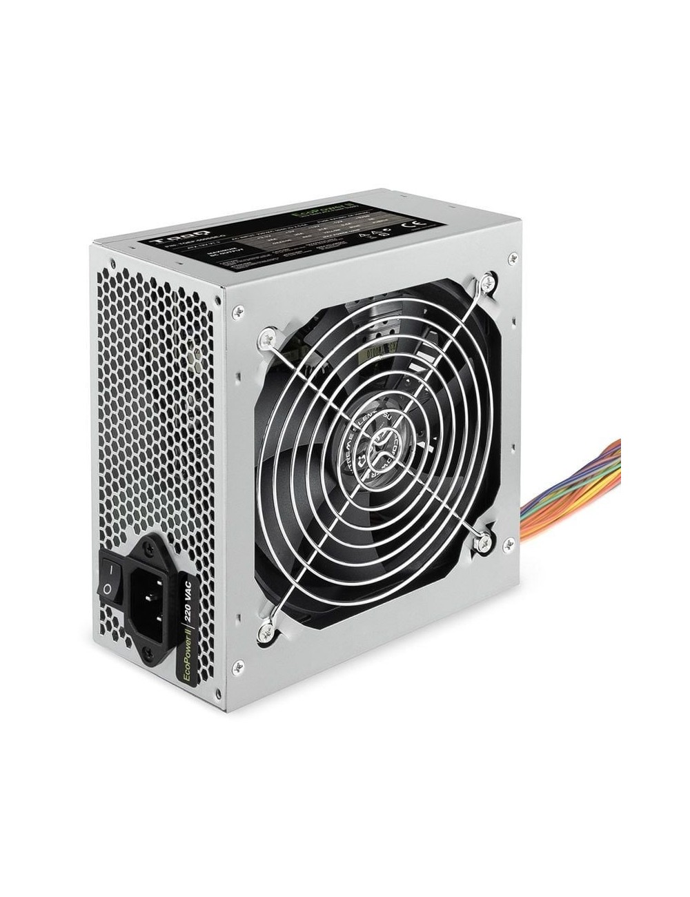 Fuente de Alimentación TooQ TQEP-500SSE-O OEM/ 500W/ Ventilador 12cm