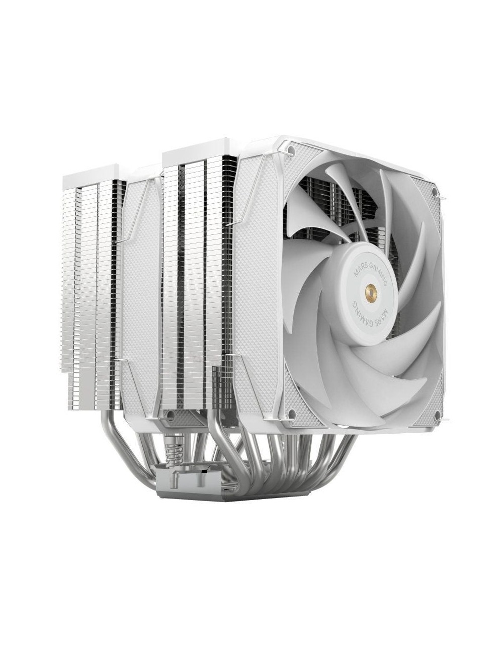 Ventilador con Disipador Mars Gaming MCPU-XU9/ 12cm/ Blanco
