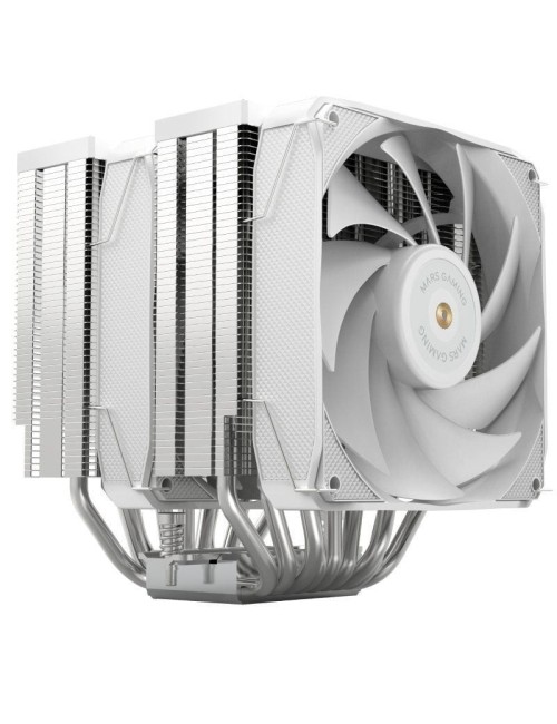 Ventilador con Disipador Mars Gaming MCPU-XU9/ 12cm/ Blanco