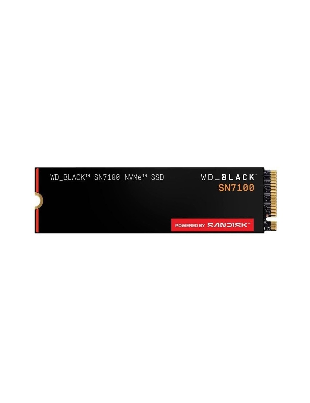 Disco SSD Western Digital WD Black SN7100 2TB/ M.2 2280 PCIe Gen4/ Full Capacity