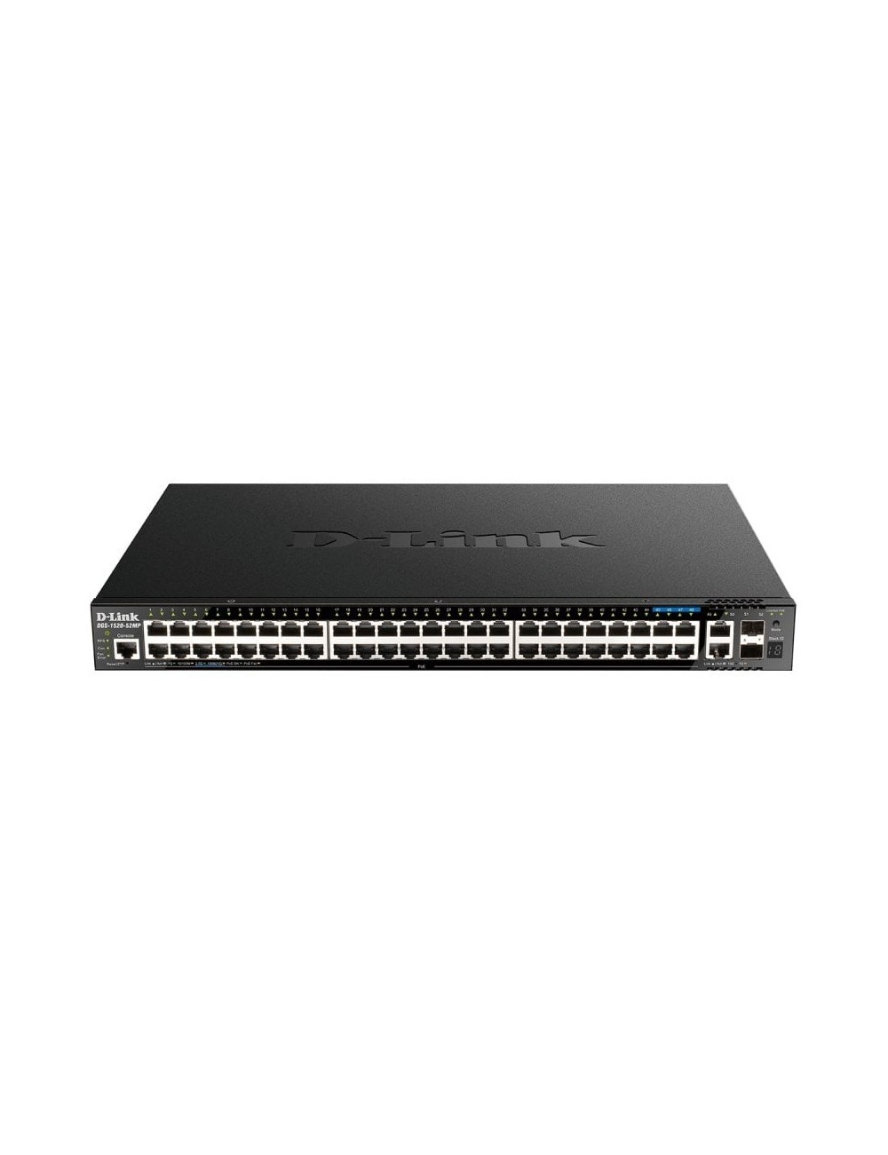 Switch Gestionable D-Link DGS-1520-52MP/E 52 Puertos/ RJ-45 2.5Gbps/ SFP/ PoE