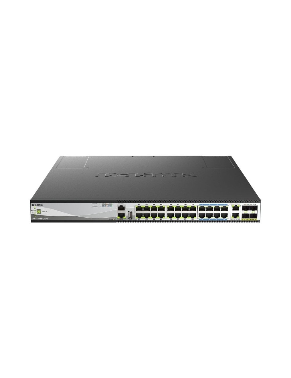 Switch D-Link DMS-3130-30PS/E 24 Puertos/ RJ-45 Gigabit 10Gbps/ PoE/ SFP