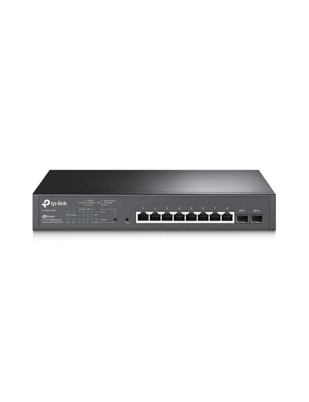 Switch TP-Link Omada Smart Gigabit JetStream TL-SG2210MP 10 Puertos/ RJ-45 10/100/1000 PoE/ SFP