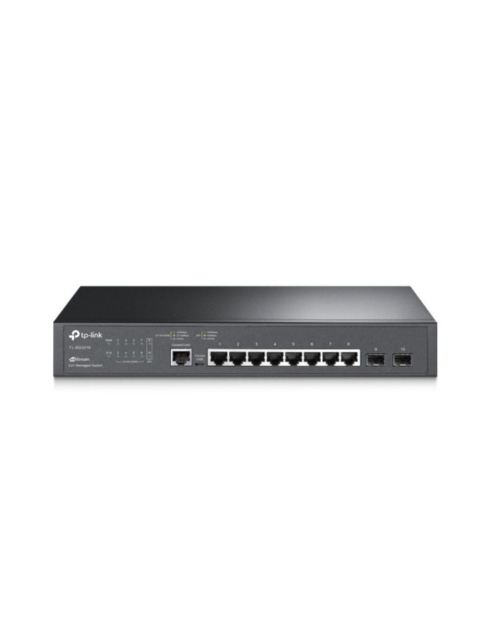 Switch Gestionable TP-Link Omada TL-SG3210 V3 10 Puertos/ RJ-45 10/100/1000/ SFP