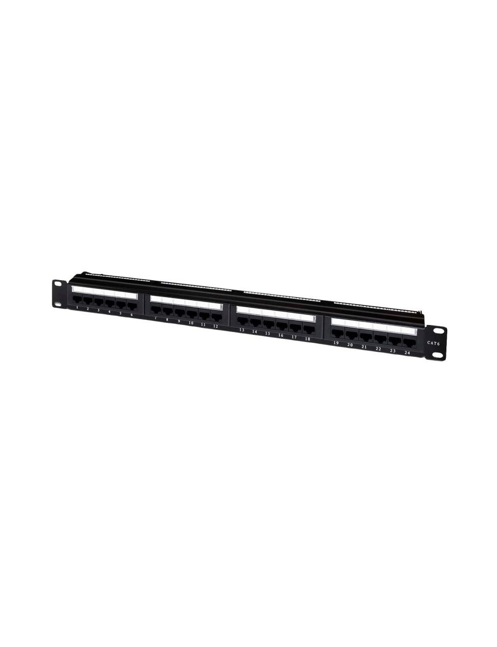 Patch Panel Aisens A141-0308/ 24 Puertos/ Cat.6/ Altura 1U