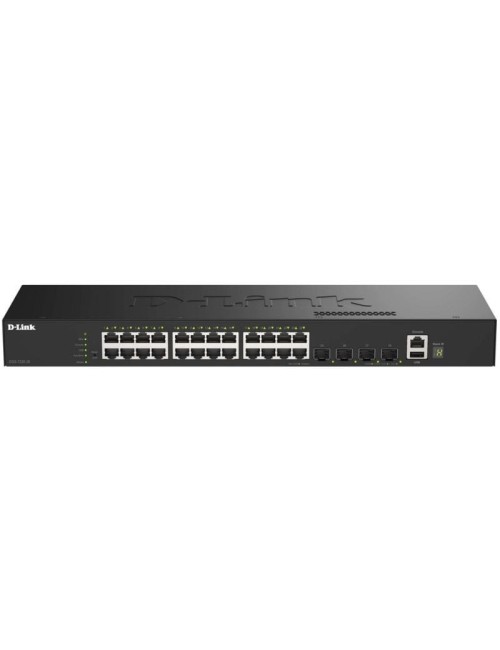 Switch Gestionable D-Link DGS-1530-28/E 24 Puertos/ RJ-45 10/100/1000/ SFP