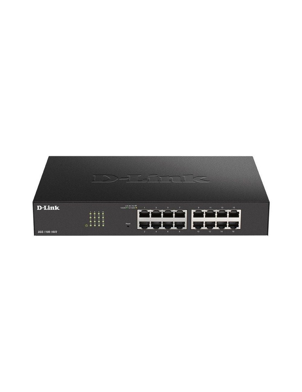 Switch Gestionable D-Link DGS-1100-16V2 16 Puertos/ RJ-45 Gigabit 10/100/1000