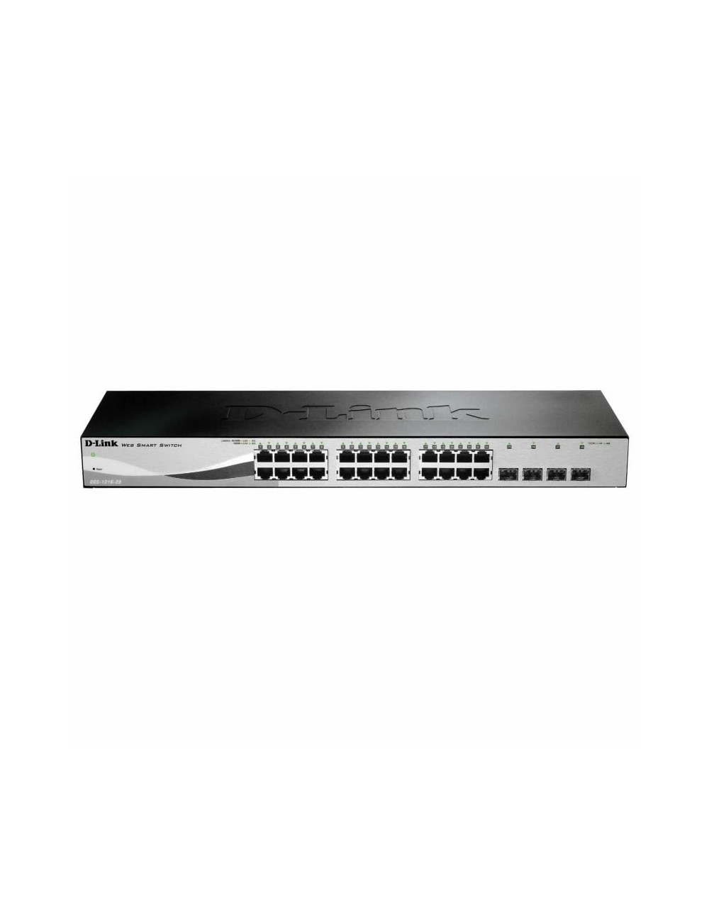 Switch Gestionable D-Link DGS-1210-28 28 Puertos/ RJ-45 Gigabit 10/100/1000/ SFP