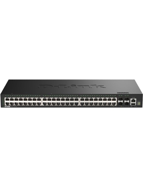Switch Gestionable D-Link DGS-1530-52/E 48 Puertos/ RJ-45 10Gbps/ SFP/ PoE