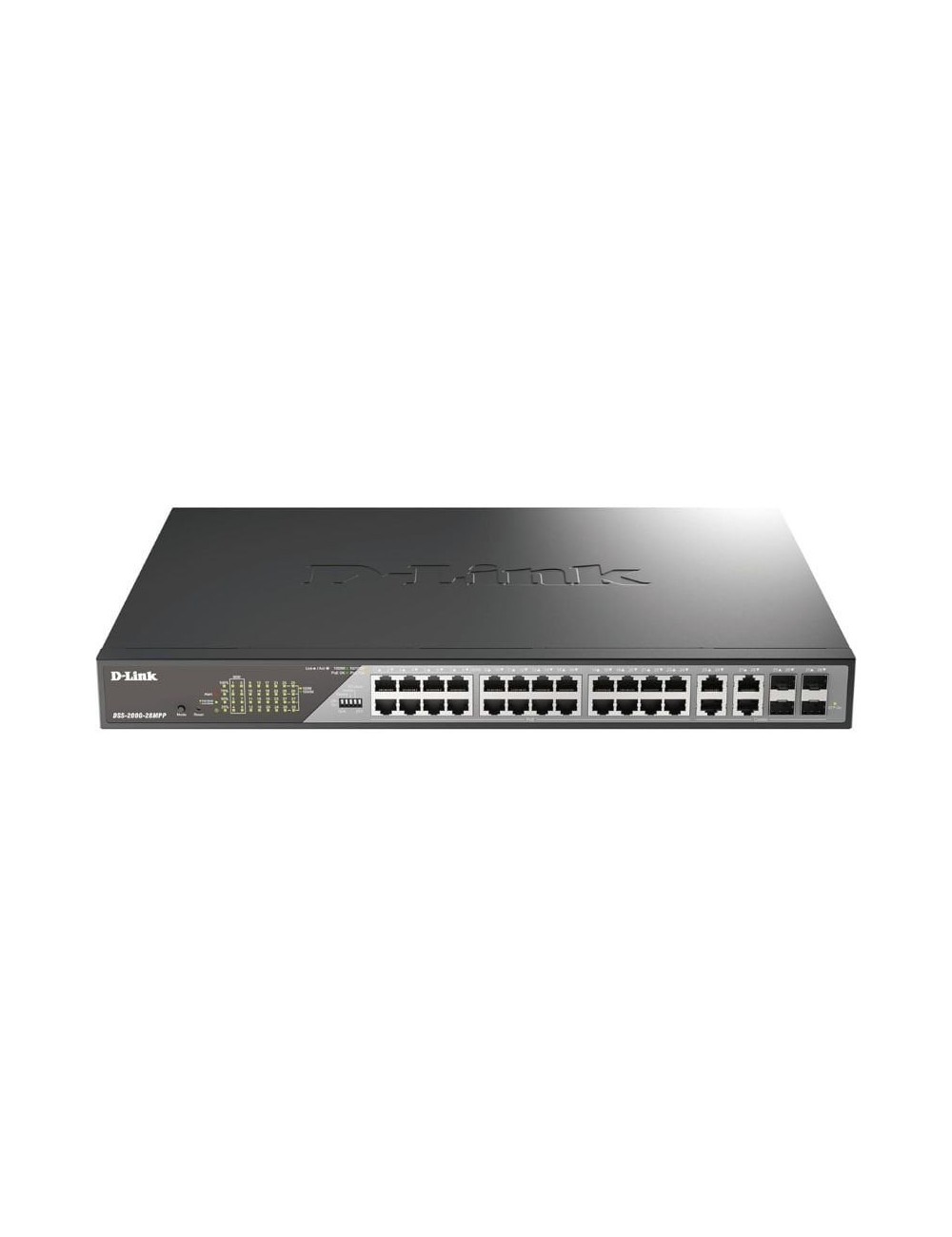 Switch Gestionable D-Link DSS-200G-28MPP 24 Puertos/ RJ-45 10/100/1000/ PoE++/ SFP