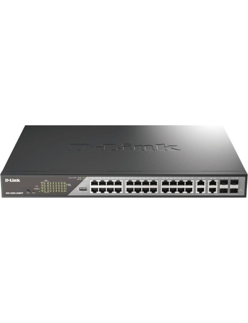 Switch Gestionable D-Link DSS-200G-28MPP 24 Puertos/ RJ-45 10/100/1000/ PoE++/ SFP