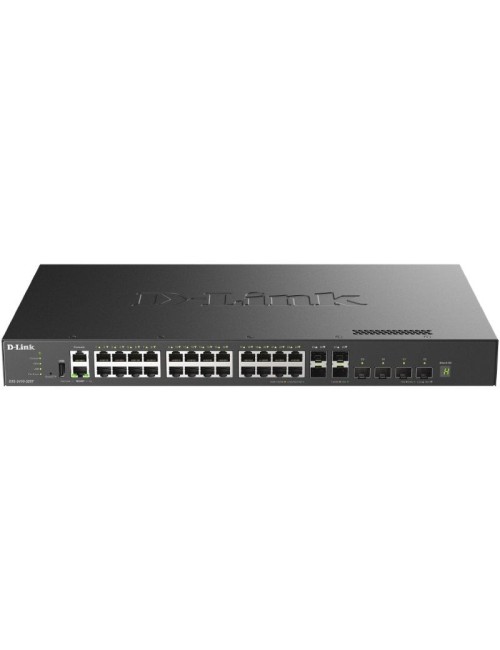 Switch Gestionable D-Link DXS-3410-32XY 24 Puertos/ RJ-45 10Gbps/ SFP/ PoE