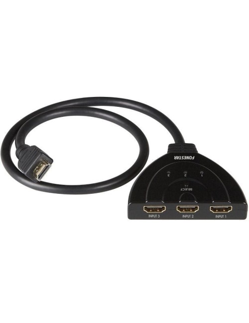Splitter HDMI 3 en 1 Fonestar FO-373/ 3xHDMI