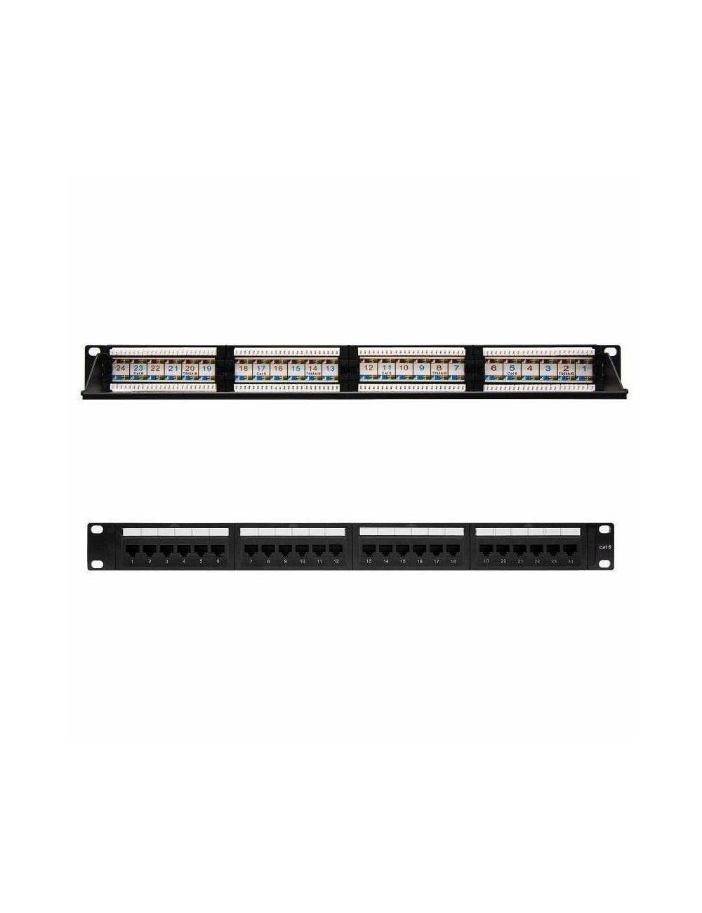 Patch Panel Nanocable 10.21.3124/ 24 Puertos/ Cat.6/ Altura 1U