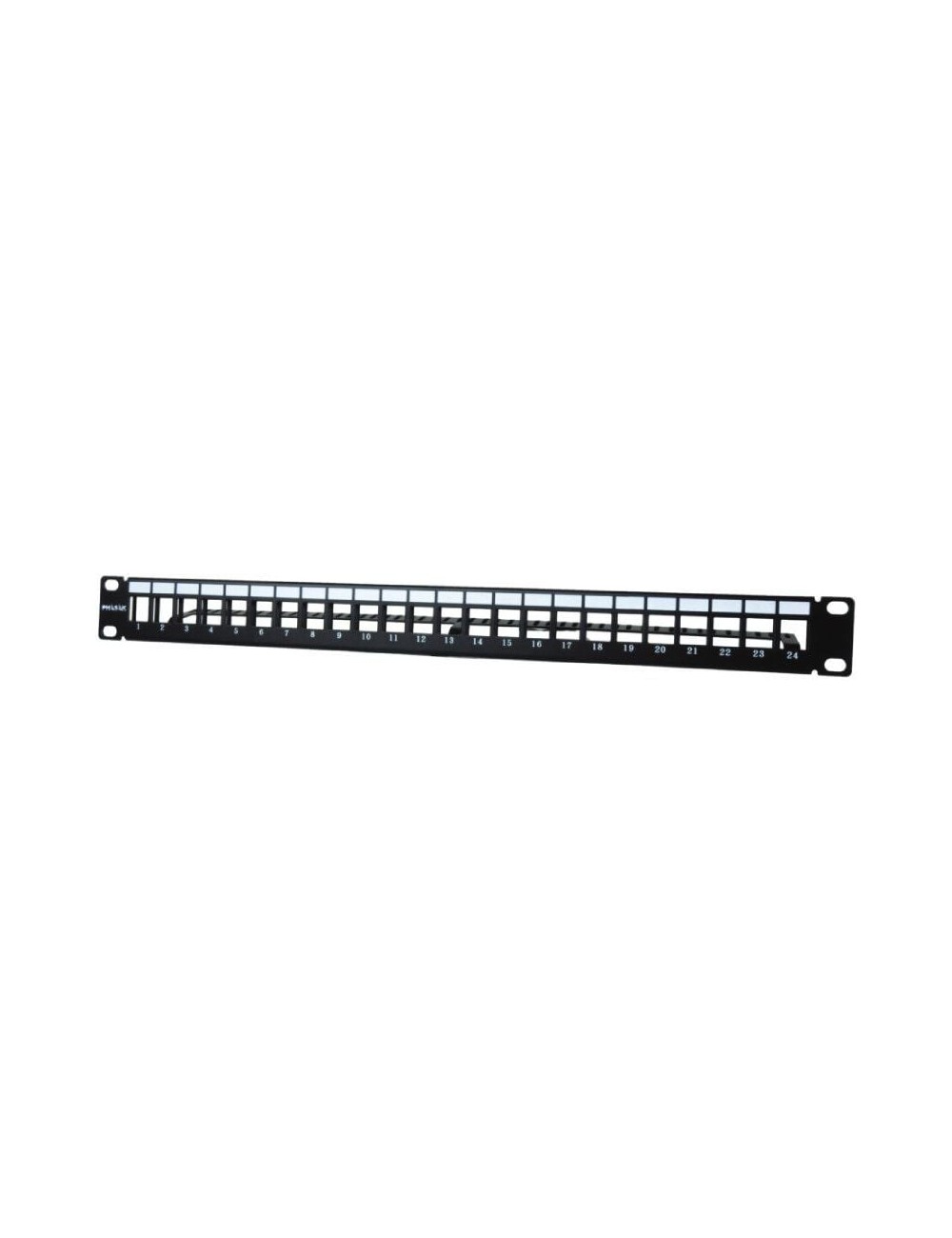 Patch Panel Phasak PA 3424/ 24 Puertos/ Cat.6/ Altura 1U/ Gestión de Cable/ Conectores RJ45 UTP No Incluidos