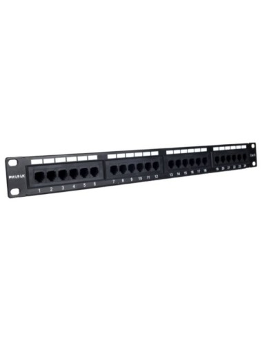 Patch Panel Phasak PU 2956/ 24 Puertos/ Cat.6/ Altura 1U