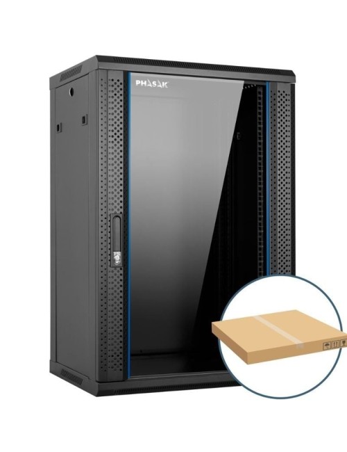 Armario Rack Mural Desmontado Phasak PHO 2220D/ 19'/ Altura 20U