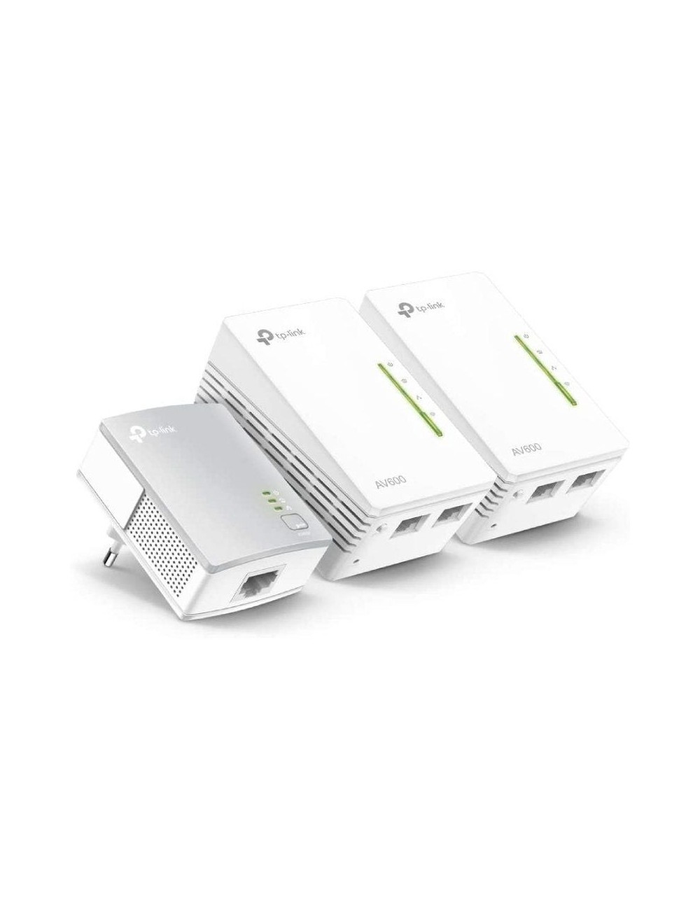 Adaptador Powerline TP-Link WPA4220TKit 500Mbps/ Alcance 300m/ Pack de 3