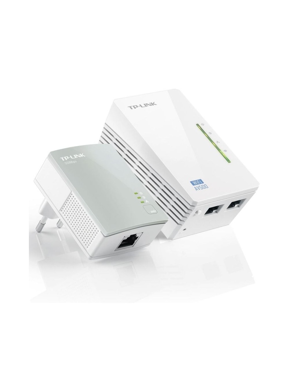 Adaptador Powerline TP-Link WPA4220Kit 500Mbps/ Alcance 300m/ Pack de 2