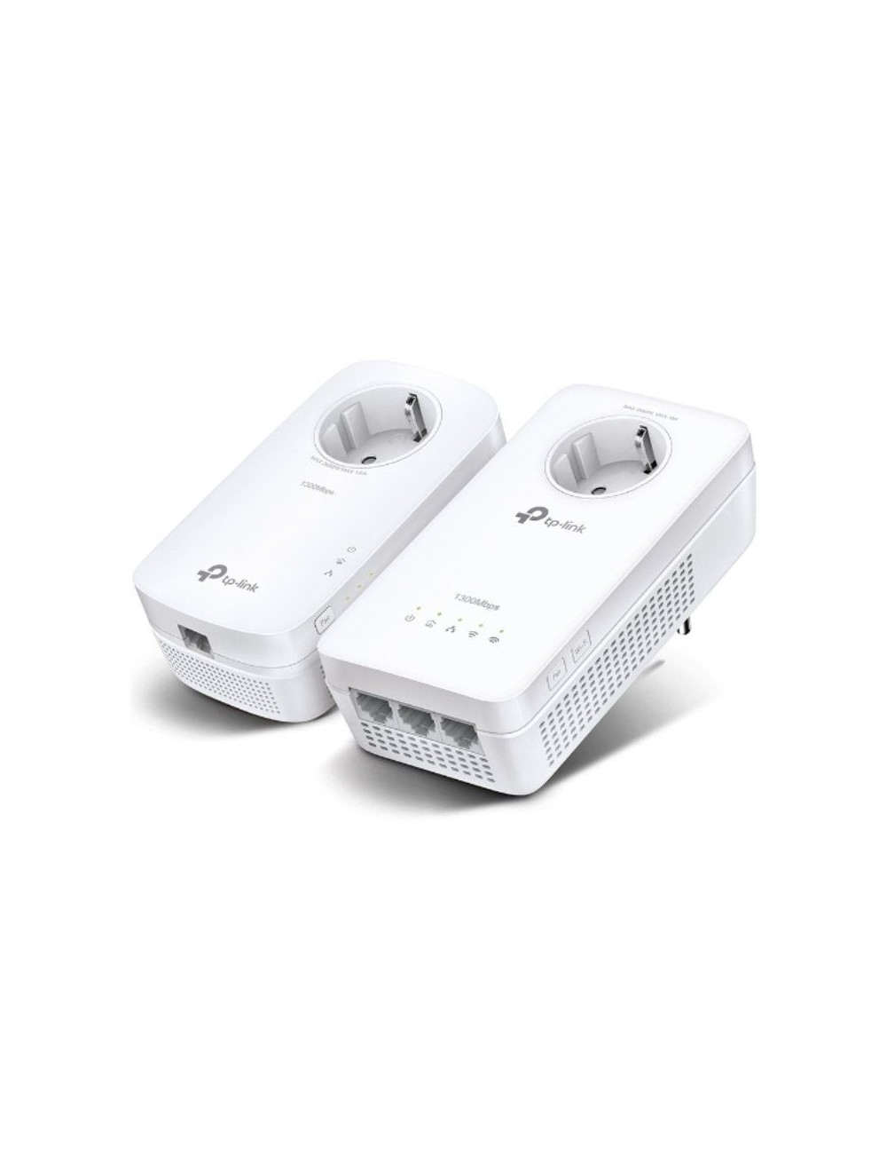 Adaptador Powerline TP-Link TL-WPA8631P 1300Mbps/ Alcance 300m/ Pack de 2