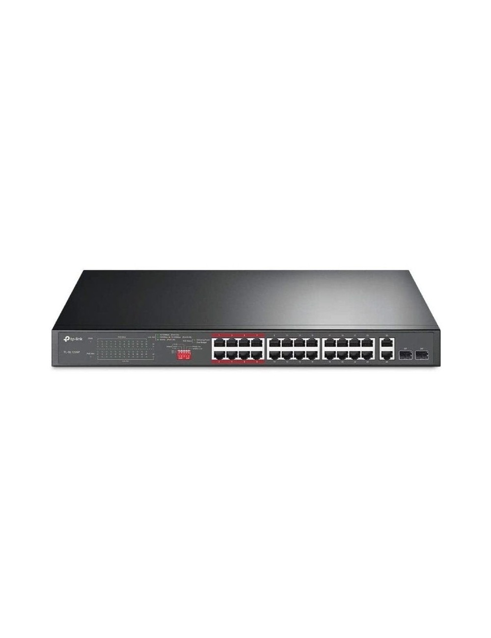 Switch TP-Link TL-SL1226P 26 Puertos/ RJ-45 10/100/1000 PoE/ SFP