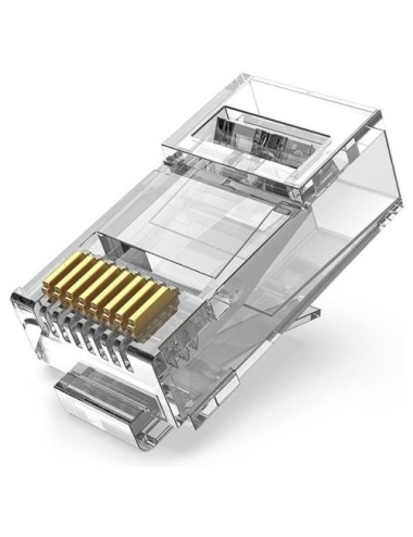 Conector RJ45 IDGR0-10/ Cat.6A UTP/ 10 uds