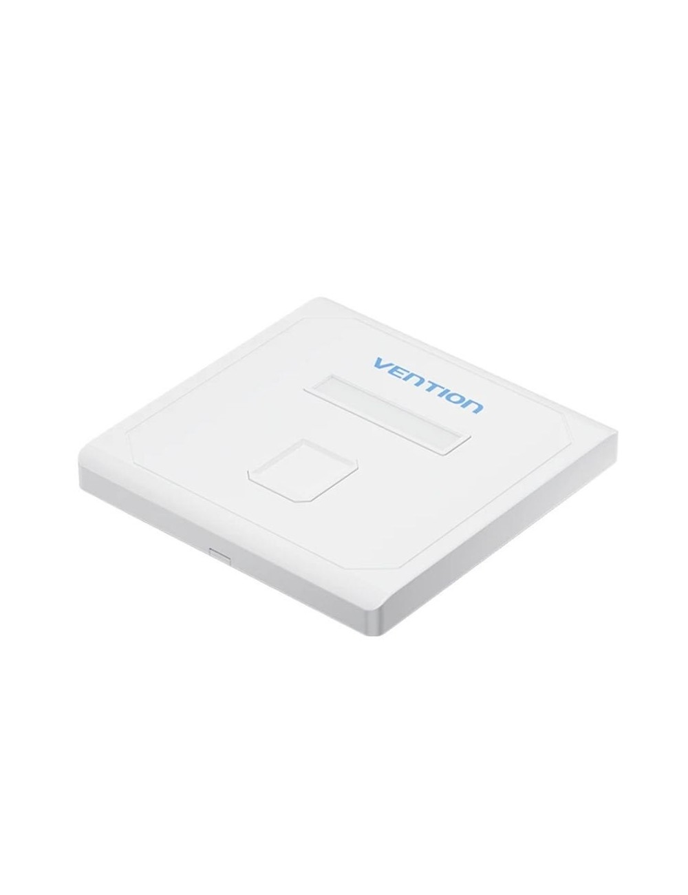 Placa de Pared Keystock Vention IFDW0/ 1 Puertos RJ45