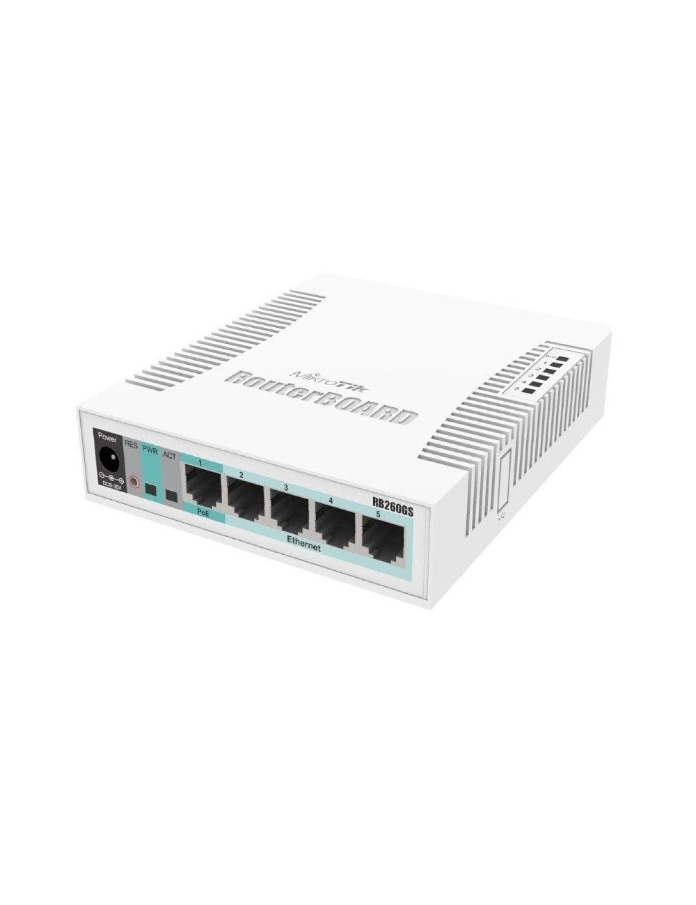 Switch Mikrotik CSS106-5G-1S 6 Puertos/ RJ45 10/100/1000/ SFP/ PoE