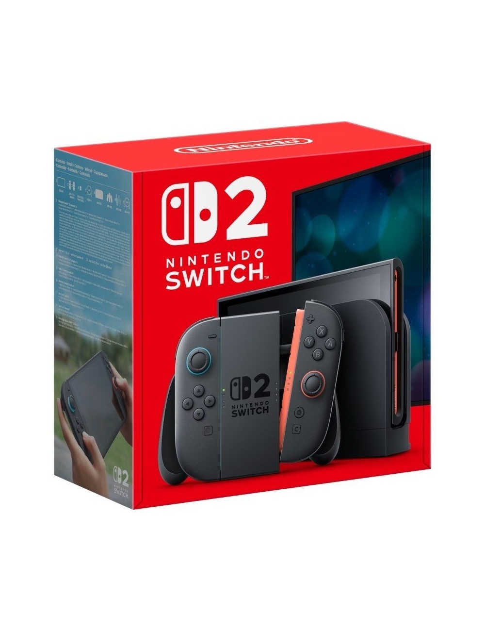 Nintendo Switch 2/ Incluye base/ Incluye 2 Mandos Joy-Con/ Incluye 2 Correas